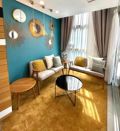 Shared lounge/TV area, Residhome Asnieres in Asnieres-sur-Seine