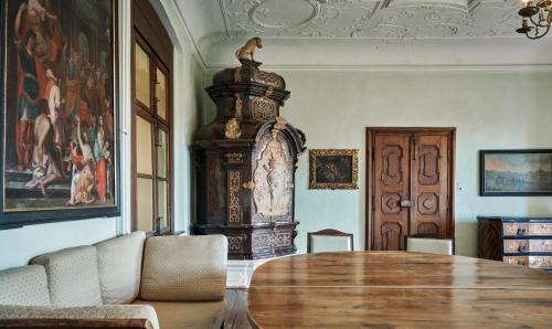 Koplietošanas atpūtas telpa ar TV, Schloss Drosendorf in Drosendorf-Zissersdorf