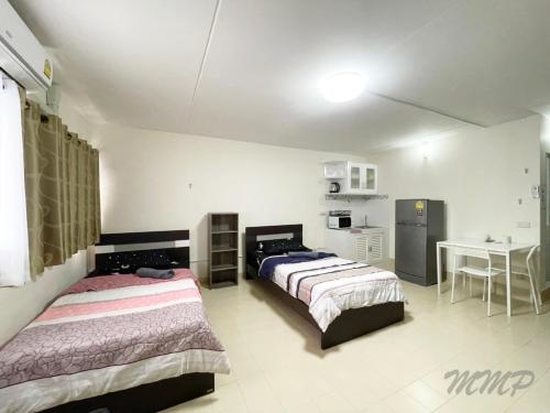 ป็อปปูล่าคอนโด เมืองทองธานี ใกล้ Impact 酒店 公寓 Room Type - Standard Twin Room