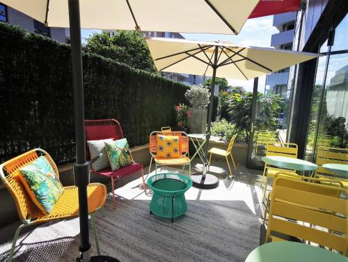 Balcony/terrace, Residhome Asnieres Park in Asnieres-sur-Seine