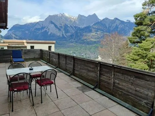 Grosse 2 ZImmer Wohnung mit Terrasse in Bad Ragaz, Schweiz