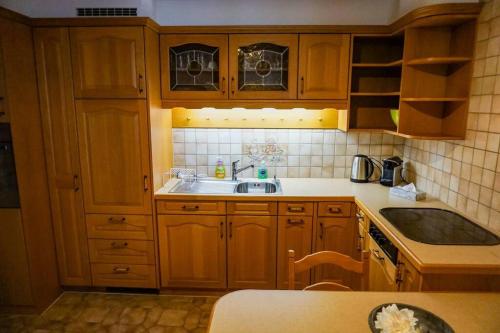 virtuve, Grosse 2 ZImmer Wohnung mit Terrasse in Pfäfers