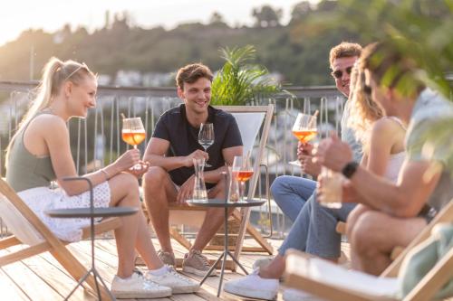 陽台/露台, Emser ThermenHotel in 巴特埃姆斯