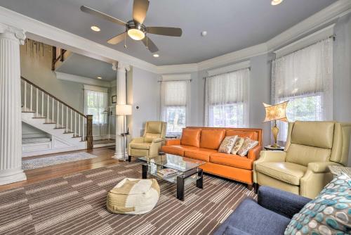 Elegant Raleigh Home with Porch, Walk Downtown! in Raleigh, USA