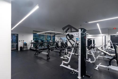 Fitness center, Westshore Apartments by Barsala in West Tampa