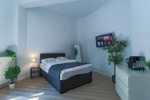 Cozy-Livings Altbau mit Terrasse und Küche am Stadtpark in Bad Nauheim, Deutschland
