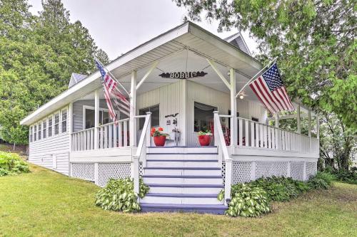 Colorful Lake Huron Home Near Ferry and Beach!