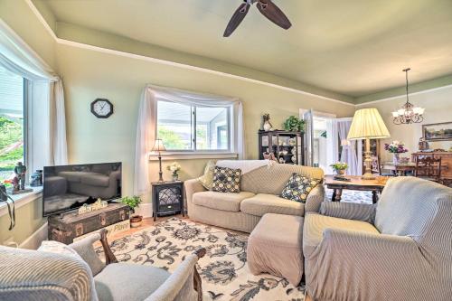 Colorful Lake Huron Home Near Ferry and Beach!