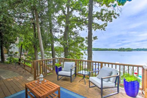 Lakefront Plymouth Cottage with Private Hot Tub