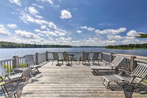 Waterfront Star Lake Cabin, Boat Dock On-Site