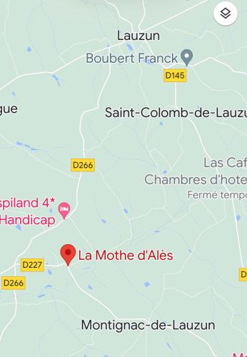 Gite confort a Lamothe d Ales in Lavergne