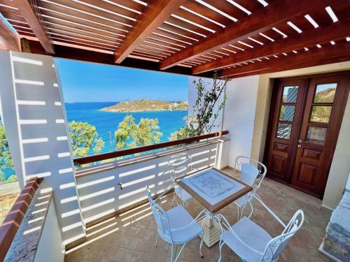 Erkély/terasz, Litois Houses Patmos in Patmos