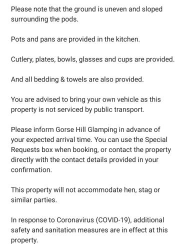 Gorse Hill Glamping 3