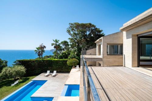 Rosto private infinity pool amazing villa gîte à louer Los Ángeles