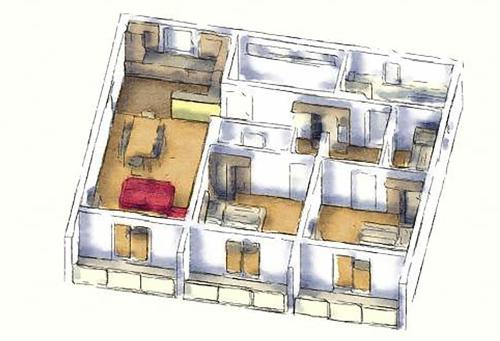 Three-Bedroom Apartment