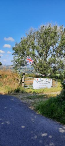 Summit Camping Kit Hill Cornwall Stunning Views Pitch Up or book Bella the Bell Tent