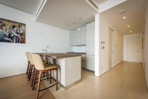 Konyha, Sea View Villas in Duklei in Zavala