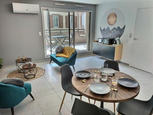 Le Fil d'Or - Terrasse, Box privé, Centre ville