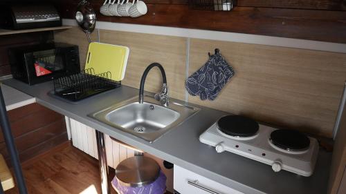 Agroturystyka FIFI Domek drewniany z 2 sypialniami in Baumgart