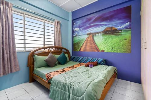 3 scenic air cond bedrooms, 11 minutes Rawang City
