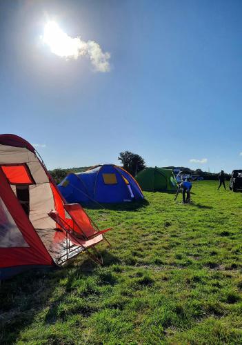 Summit Camping Kit Hill Cornwall Stunning Views Pitch Up or book Bella the Bell Tent