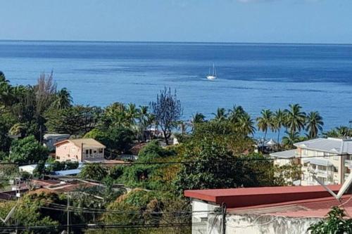 Evasion Nord Caraïbe vue mer -plage 5 mn à pieds - Location saisonnière - Le Carbet