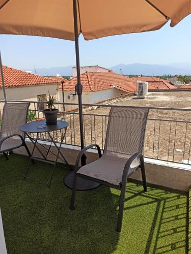 Balkons/terase, Avramio Village Maisonette in Agios Avgoustinos
