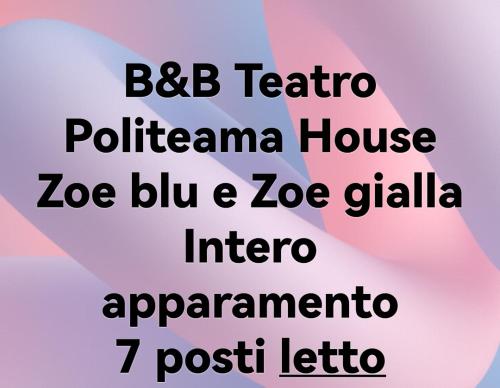 Palermo centro zoe blu e gialla