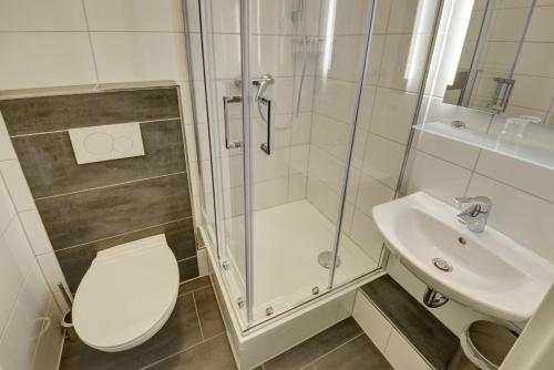 Ducha, Pension Hygge am Hafen in Flensburg