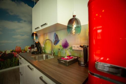 ห้องครัว, Bed & Breakfast Bakker Meijer in ฮีมซเกิร์ก