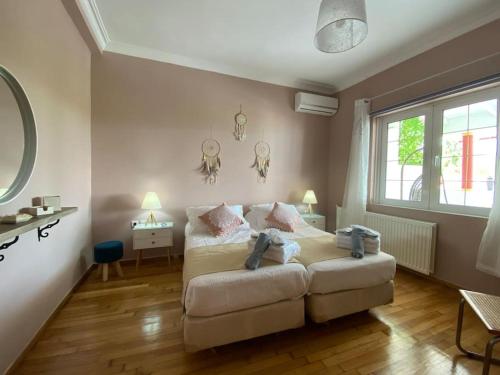 Oasis Grand House-large balcony with sea view in Euboea