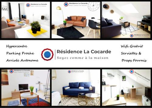 Résidence La Cocarde, Suites type Appartements - Location saisonnière - Bourges