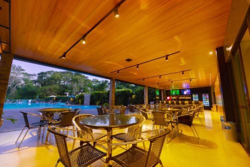 ห้องอาหาร, Falls Galli Hotel in กัมโปส โด อีกัวชู