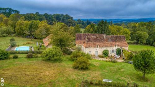 Gîte de l'Ane Papillon-3 chb- piscine-jardin - Location saisonnière - Saint-Cirq-Souillaguet