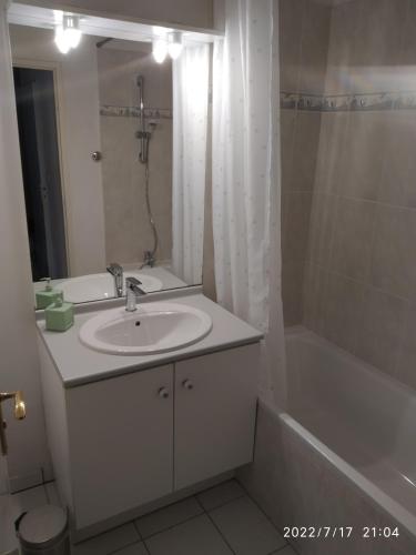 Baño, A Poitiers, 2 chambres, très bel appartement de 65 m2 (A Poitiers, 2 chambres, tres bel appartement de 65 m2) in Saint-Eloi