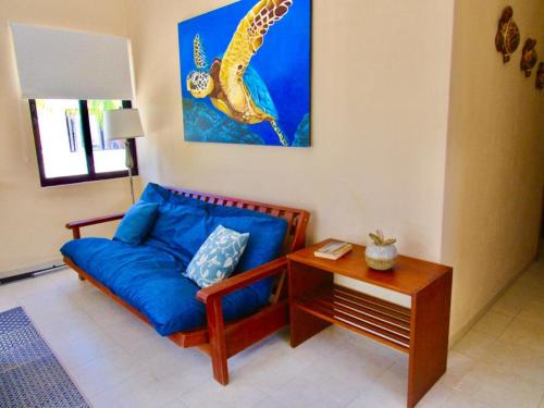 Two bedroom beachfront villa Celestun