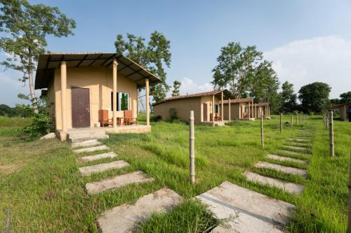 Garten, Namaste Bardiya Resort in Thakudwara