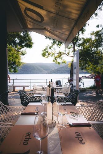 餐廳, "Echo" B&B rooms, boutique beach hotel in 拉巴茨