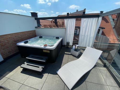 Balcony/terrace, Hotel Nicolaus in Torun