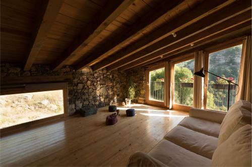 Közös társalgó / TV, Mas rural El Negre in Szentjohanna De Les Abadesses