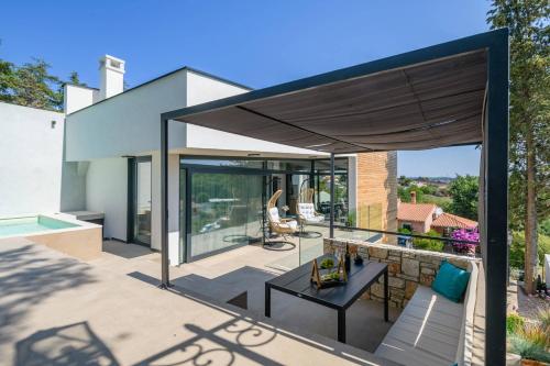 A szálláshely kívülről, Villa Barmel II in Vintijan