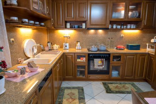 keuken, Sevi's Luxury Guesthouse Villa in Epirus