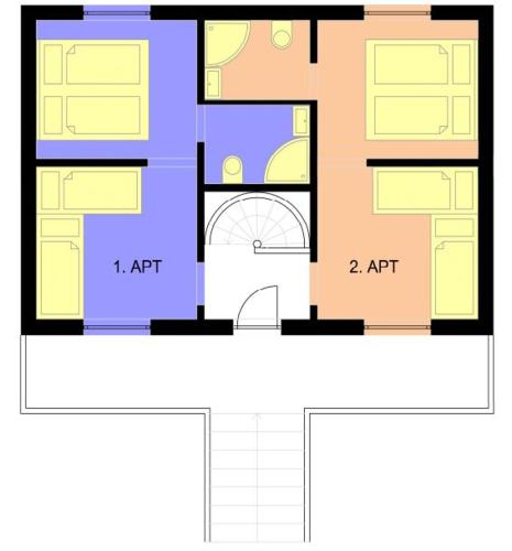 Apartmány Lebedín