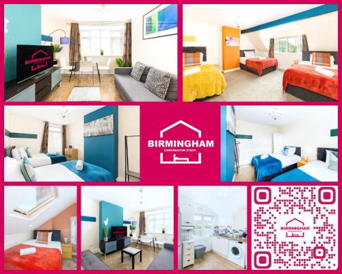 . Birmingham Contractor Stays - 3 Bedroom Flat, 6 Beds plus Parking