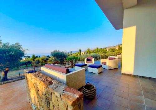  RELAIS COUNTRY HOUSE - TERRACE on AEOLIAN ISLANDS in Acquedolci