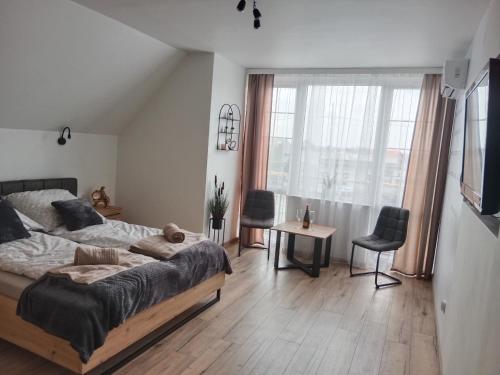 1 double bed