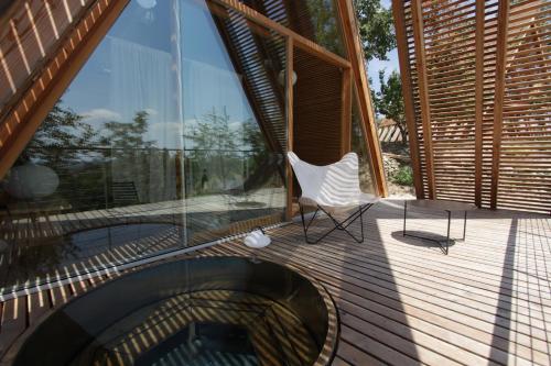 Balkons/terase, LILELO - Little Leisure Lodge in Grazano Badolio