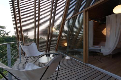 Balkons/terase, LILELO - Little Leisure Lodge in Grazano Badolio