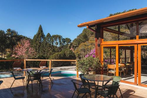 Peldbaseins, Natureza Eco Lodge in Castelo (Espirito Santo)