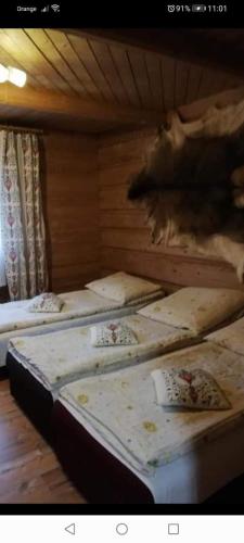 3 twin beds, 1 sofa bed